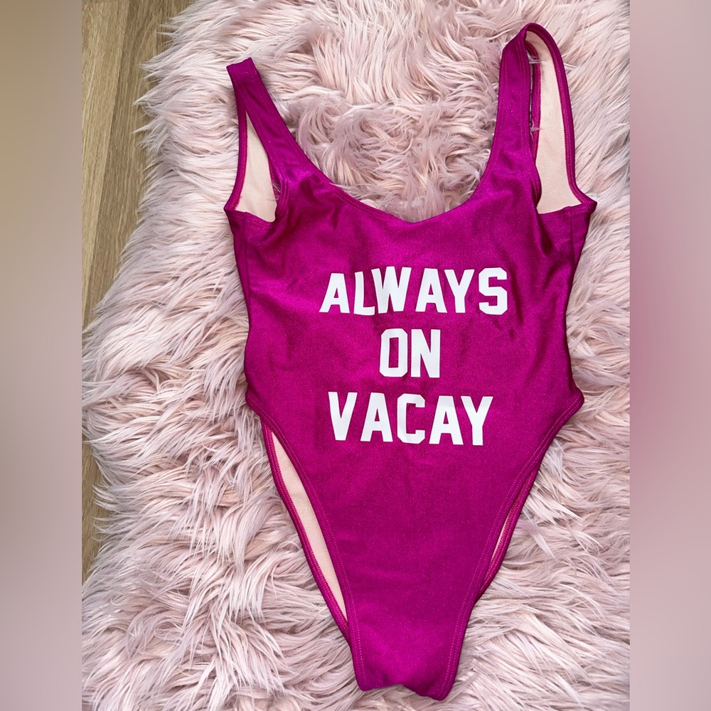 Private Party One Piece Swimsuit Always on Vacay